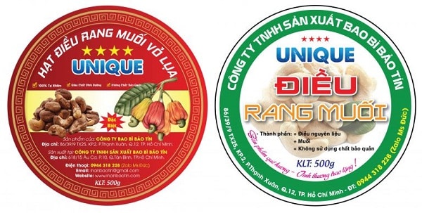 Đặt thiết kế in tem hạt điều chuyên nghiệp, giá rẻ ở đâu tại TPHCM?