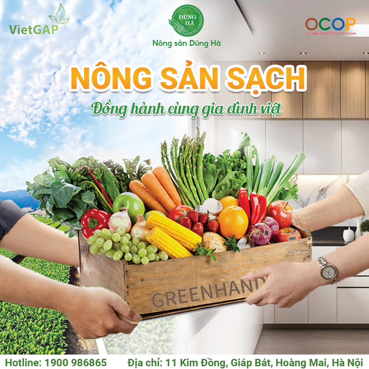 Nông sản Dũng Hà – Giải pháp cung cấp thực phẩm sạch chất lượng cao